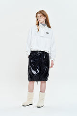 UNI LOGO WAPPEN ANORAK [WHITE]