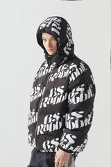 ロゴフーディーウェルロンパーカ/BSR2223FWJK001 LOGO HOODIE WELLON PARKA BLACK