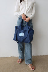 messenger bag (navy blue)