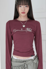 ZIZE  エンジェルキューブTシャツ (BURGUNDY)