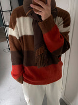 ASCLO 4 Coloring Border Knit (2color)
