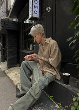 ラストレースハーフシャツ (2 color)
