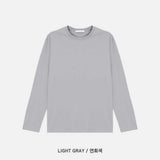 Perfect Semi Overfit Cotton Long Sleeve T Shirt (10color)