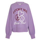 EYEYE LUCKY ME EMOJI SWEATSHIRT_LAVENDER (EEOO3WSR04W) (6622906744950)