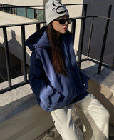 (UNISEX) ラムス起毛フード