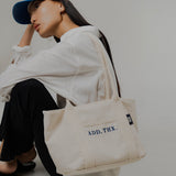 レタリングキャンバスバッグ_S_アイボリー