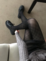 NAT Y2K チェックパンティストッキング