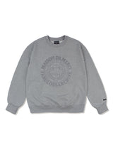 UNISEX Shield Pattern Sweatshirt MelanGray(FCD1TS103M)