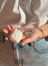 ピース＆ラブクラブエアポッズケース/Peace&Love*Club Airpods Case (2type)