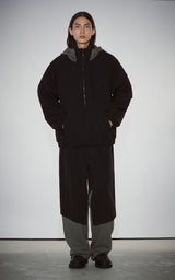  PIPPING MIX PANTS_BLACK