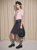 DVRK PRIVÉ ロイヤルローレルロゴベビーTシャツ - PINK