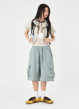 Sugar bermuda nylon cargo half pants