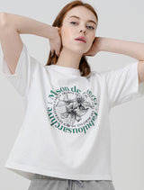 ウィメンズ ルリスリラックスクロップTシャツ(FCC2TS385W)