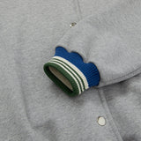 Baseball Hoodie Jacket [GREY] (6674529058934)