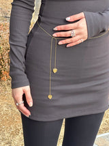 VALENTINA NECKLACE GOLD(silver+16K gold plated)