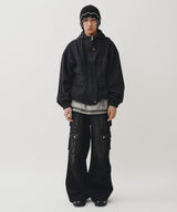 DENIM HOOD JACKET