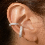 ドーナツイヤーカフ/[MONSTA X] [S925] Donut Ear cuffs (white,silver)