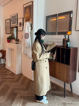 Rio three-button classic long coat