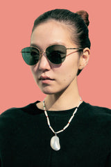[FAKEME] Balcony GLD B-titanium sunglasses (6587989098614)