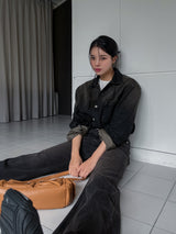 (UNISEX) メゾンウォッシングオーバーデニムシャツ