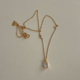 キュービックロックネックレス / cubic lock necklace