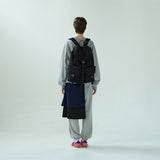[After Pray Edition] 2-Pocket Cotton Cargo Rucksack (Black&Nickel)