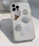 カラーオブジェクトホワイトフォーンケース / Color Object White Phone Case
