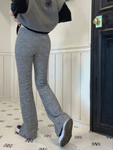 Front slit pintock pants