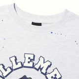 ARCH PRINTING PAINTING SWEAT SHIRT-WHITE MELANGE