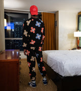 フラワーパターンスウェットシャツ / Flower pattern sweatshirt (4583578566774)