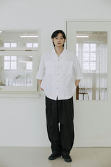 サイドバルーンパンツ / unisex side balloon pants black