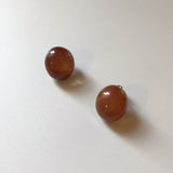 フォーミカペブルピアス [Brown]