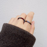 レターリング1 / [CCNMADE] LETTER RING 1 (Brown&Blue)