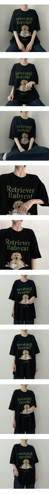 ドッグアンドキャットショートスリーブ / Dog and cat short sleeves