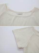 [SHOPPERMADE] パステルスクエア半袖Tシャツ (5color)