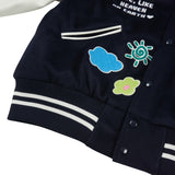 バーシティージャケット / NOKO Varsity Jacket♡ Navy