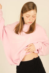 フローラルスウェットシャツ/FLORAL SWEATSHIRT