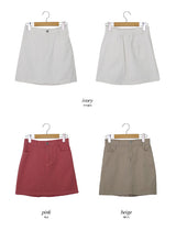ベーシックコットンミニスカート (5color)