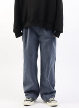 ベーシック2タックデニムパンツ/Basic Two Tuck Denim Pants_2color