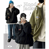 Peak Patch Coloring Hooded Jumper