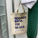 パラグラフ エコバッグ / paragraph nobody one's eco bag 1 color (6544904323190)
