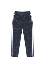 0 3 stars velvet track pants - NAVY (4641553318006)