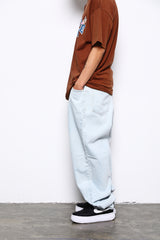 バギーデニムパンツ/MBSRCOPT103 MID90 BAGGY DENIM PANTS ICEBLUE