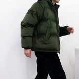 [Unisex] 2wayベルベットショートダウンジャケット
