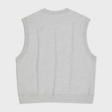 BASIC LABEL SWEAT VEST (6568439382134)