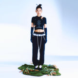 カットアウトクロップTシャツ / 222 Cutout crop t