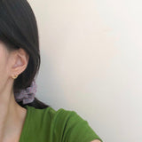 ワンタッチテディベアピアス (2 colors)