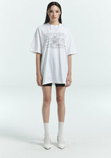 エンジェルキャットTシャツ/[i-ts21-009] ANGEL CAT T-SHIRT WHITE