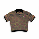コラボレーショングラディエントニットポロ/Public Culture × Younger Song Collaboration Gradient knit polo