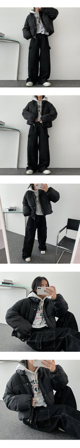 チャドスティッチセイントカーゴデニムワイドパンツ